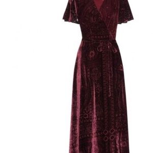 Brand NEW Polo Ralph Lauren velvet wrap dress